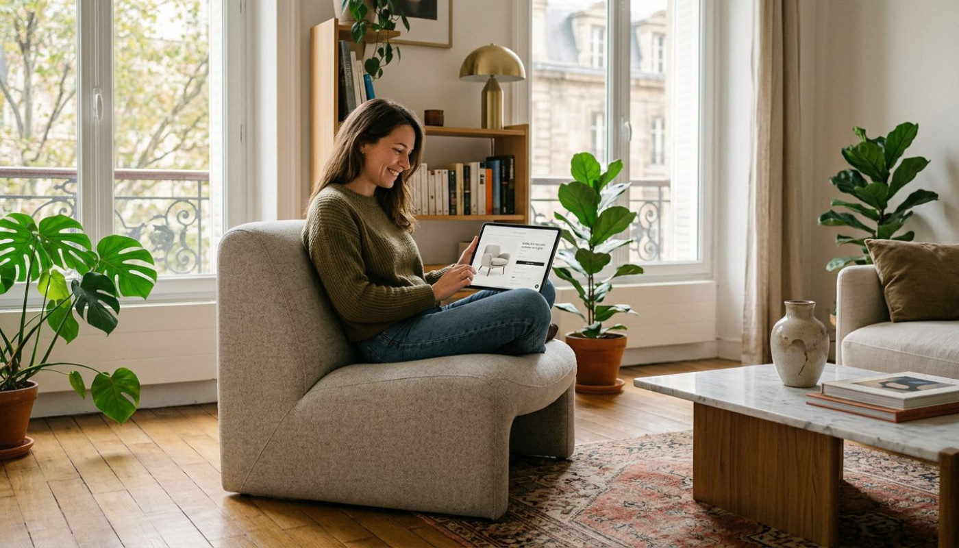 Mobilier design en e-commerce : la nouvelle frontière de l’achat émotionnel